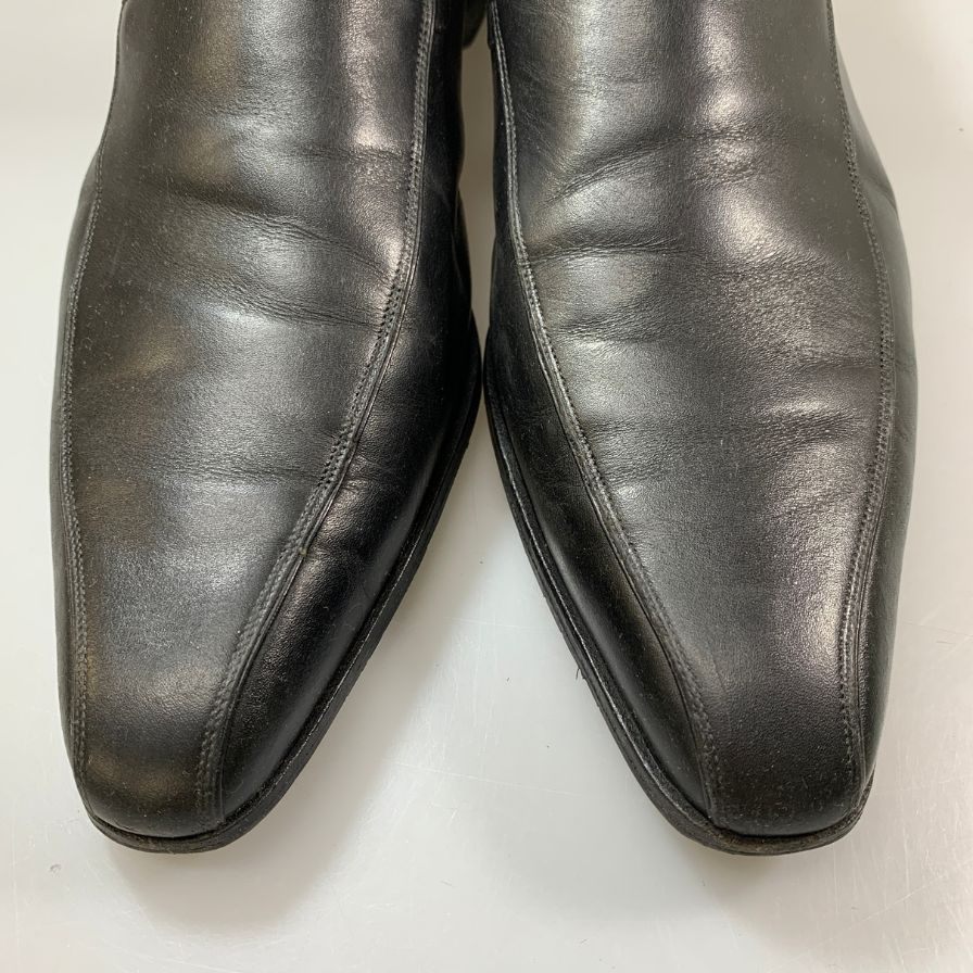 バリー スリッポン カーフ ブラック サイズUS11EEE メンズ BALLY 約29.0cm【AFC5】