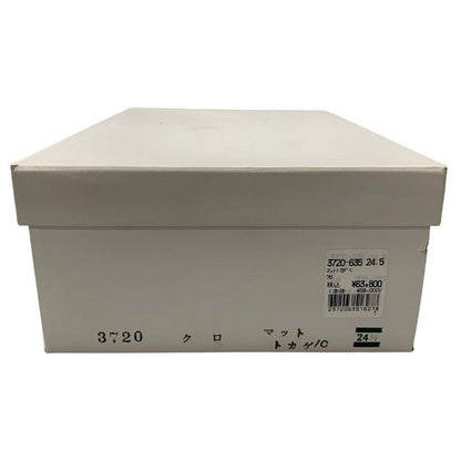 新宿屋 スニーカー レザー 3720 トカゲ ブラック サイズ24.5 レディース shinjukuya 約24.5cm【7-16】
