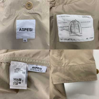美品◆アスペジ M43 ナイロン フィールドジャケット ルーマニア製 メンズ サイズXXL ベージュ ASPESI 【AFA24】