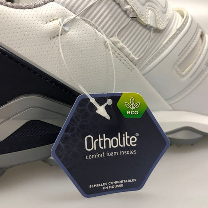 フットジョイ ゴルフシューズ レザー ローカット ダイヤルワイヤー式 ホワイト メンズ サイズ11.5 FJ FootJoy TOURS-A 約29.5cm【AFC5】