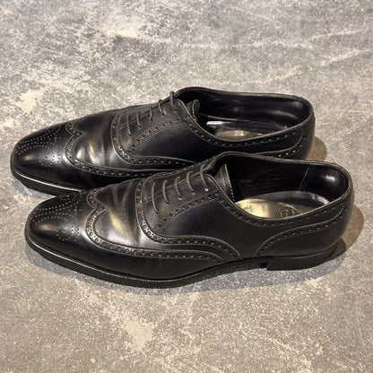 クロケット&ジョーンズ レザーシューズ クリフォード ウイングチップ ブラック サイズUK8E メンズ Crockett&Jones ビジネスシューズ 約26.5cm【LA】【中古】