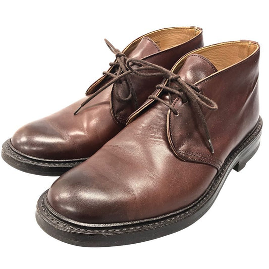 トリッカーズ レザー チャッカブーツ ウィンストン 7468 メンズ  サイズUK9  ブラウン Trickers Winston ビジネスシューズ 約27.5cm【LA】【中古】