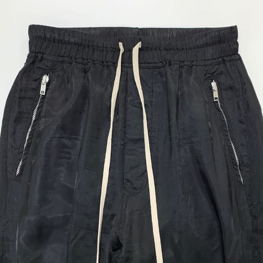 リックオウエンス キュプラ サルエル パンツ RP02A7318-O サイズ38 ブラック レディース Rick Owens 【AFB1】