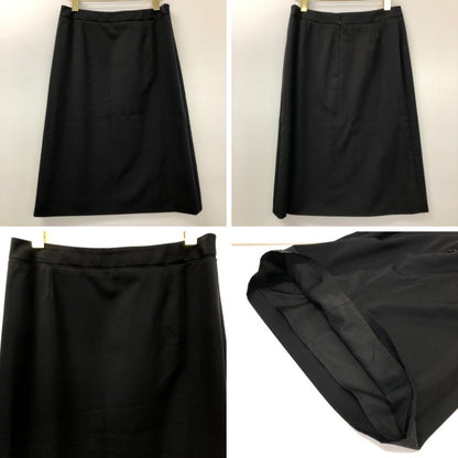 イヴサンローラン リヴゴーシュ セットアップ スーツ ウール 上下セット ブラック レディース サイズ40 Yves Saint Laurent Rivegauche【AFB20】