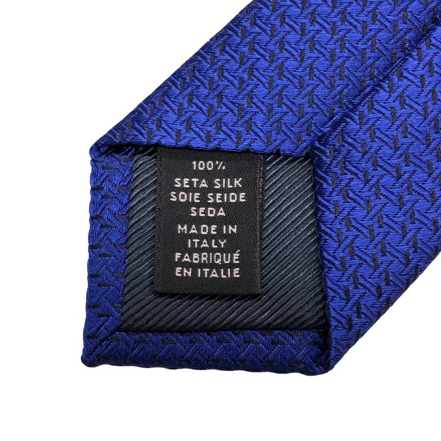 エルメネジルド ゼニア ネクタイ ブルー シルク ダービータイ ブルー Ermenegildo Zegna【AFI11】
