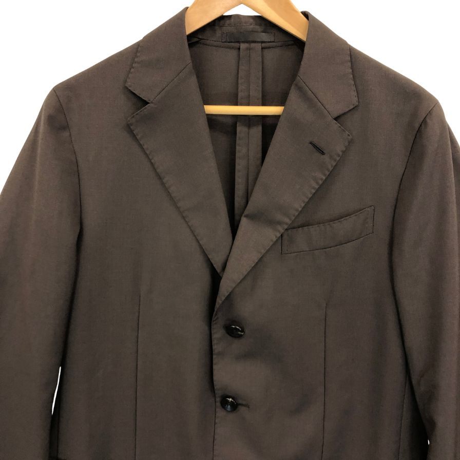 美品◆カルーゾ テーラードジャケット バタフライ ブラウン メンズ サイズ表記なし CARUSO 【AFB5】