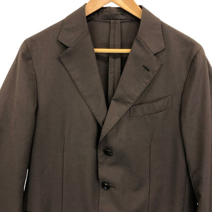 美品◆カルーゾ テーラードジャケット バタフライ ブラウン メンズ サイズ表記なし CARUSO 【AFB5】