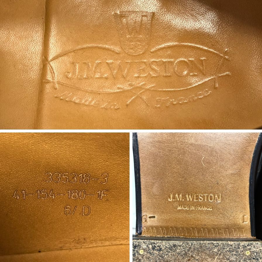 ジェイエムウエストン レザーシューズ ローファー 180 シグネチャー メンズ サイズ6D ブラウン J.M.WESTON ローファー 約25.5cm【LA】【中古】