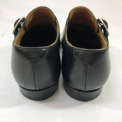 クロケット＆ジョーンズ PORTSMOUTH シングルモンク カーフ ブラック サイズUK6E メンズ Crockett & Jones 約24.5cm【YB6】