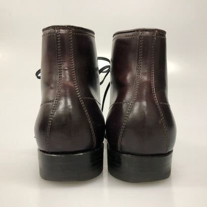 オールデン レザーシューズ ブーツ コードバン 9932 Vチップ メンズ ダークバーガンディ サイズUS7E ALDEN ブーツ 約25.0cm【LA】【中古】