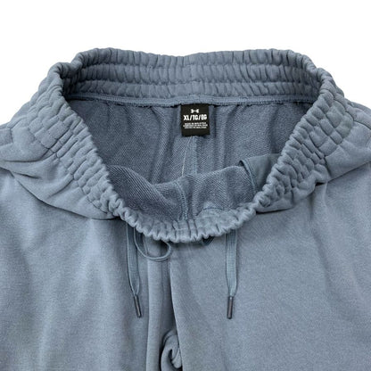 アンダーアーマー ハーフパンツ スウェット ヘビーウェイト メンズ サイズXL ブルー UNDER ARMOUR 【AFB49】