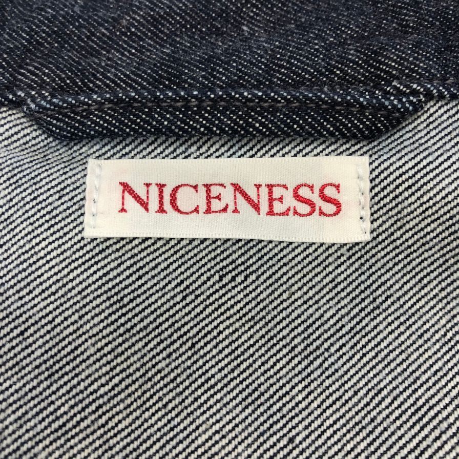 極美品◆ナイスネス  リーロイ デニムカバーオール NN-1801B17 226SS インディコ メンズ サイズS NICENESS 【AFB41】