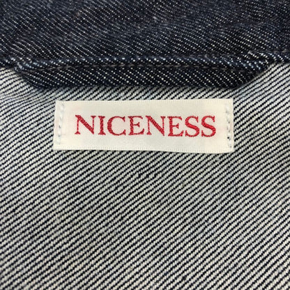 極美品◆ナイスネス  リーロイ デニムカバーオール NN-1801B17 226SS インディコ メンズ サイズS NICENESS 【AFB41】