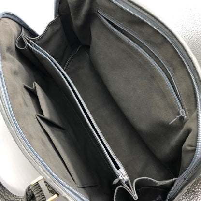 ノーブランド ハンドバッグ エレファント調 グレー系 レディース レザー【AFE12】