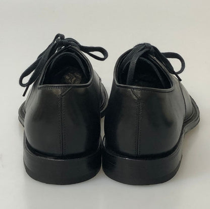 プラダ レザーシューズ プレーントゥ 本革 ブラック メンズ サイズ5.5 PRADA 約24.5cm【AFC30】