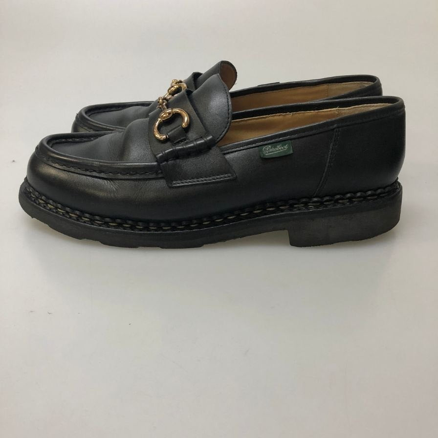 パラブーツ オルセーティ 93682 レディース ブラック サイズ 23 PARABOOT ビジネスシューズ 約23.0cm【LA】【中古】