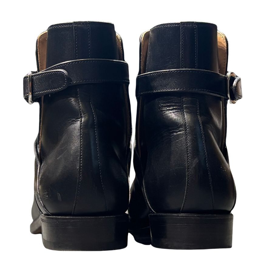 フラテッリ ジャコメッティ ジョッパーブーツ FG337 カーフ ブラック サイズ39 メンズ F.LLI GIACOMETTI ブーツ 約24.0cm【LA】【中古】