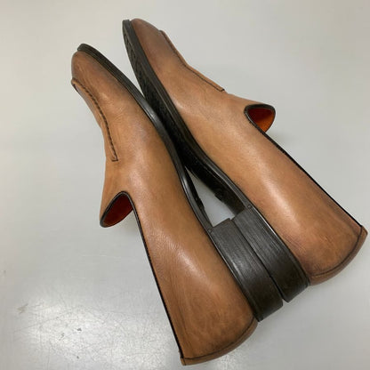サントーニ レザーシューズ ローファー 16745 カーフ ブラウン サイズUK5 メンズ SANTONI 約24.0cm【AFC48】