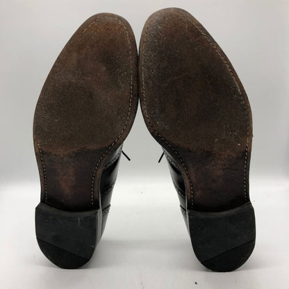 フローシャイム フルブローグ カーフ バーガンディ メンズ サイズ9F FLORSHEIM 約27.0cm【AFC2】