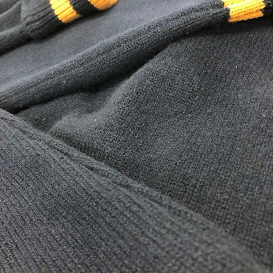 美品◆メゾン マルジェラ チルデンニット 21AW ネイビー メンズ サイズS Maison Margiela 【AFB3】
