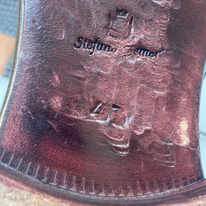 ステファノ・ベーメル 6350 フルブローグ Sラスト メンズ ダークブラウン サイズ43 Stefano Bemer ビジネスシューズ 約28.0cm【LA】【中古】