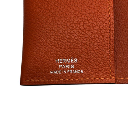 エルメス U刻印 Passport R.M.S パスポートケース ユニセックス  オレンジ HERMES【AFI14】【中古】
