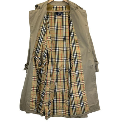 中古◆バーバリー トレンチコート 90S 旧タグ イングランド製 ベージュ メンズ サイズ表記なし Burberry 【AFA11】