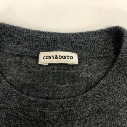 美品◆キャッシュ＆バルバ ニット グレー サイズ不明 メンズ cash & barba 【AFA18】