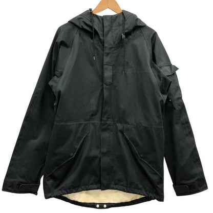 中古◆ヴィズヴィム ビズビム マウンテンパーカ コットン ゴアテックス エルボーパッチ メンズ ブラック サイズM visvim 【AFA17】