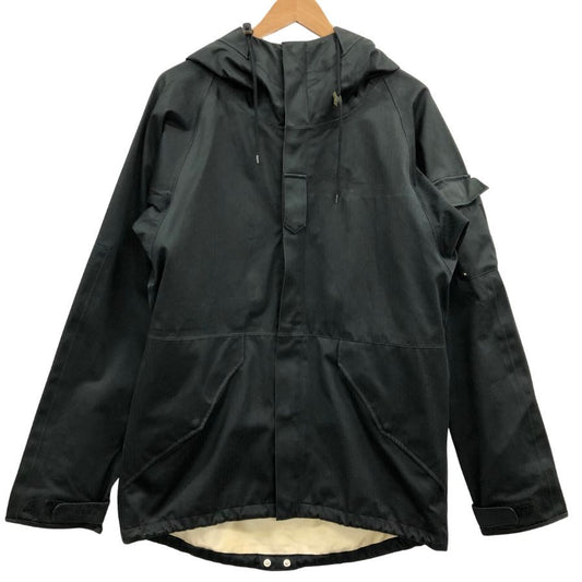 中古◆ヴィズヴィム ビズビム マウンテンパーカ コットン ゴアテックス エルボーパッチ メンズ ブラック サイズM visvim 【AFA17】