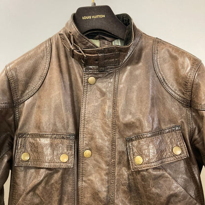 中古◆ベルスタッフ トライアルマスター ゴールドラベル パンサージャケット ブラウン メンズ サイズ42 Belstaff Trialmaster Panther Jacket 【AFF19】