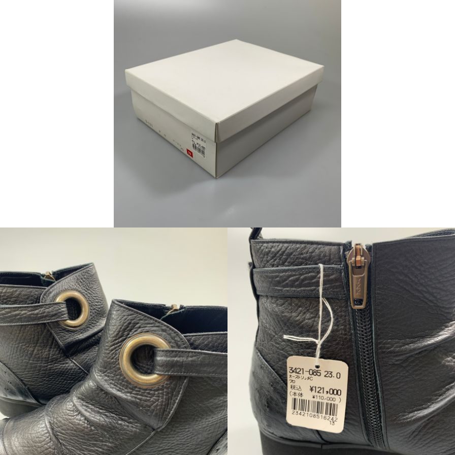 新宿屋 ブーツ メッシュ×パイソン 0255ｰ545 23.0cm レディース ブラック shinjukuya 約23.0cm【7-14】