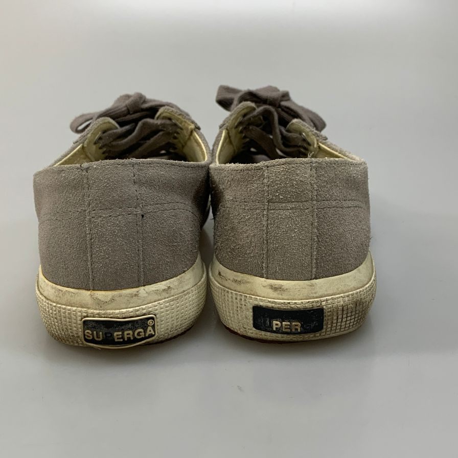 スペルガ スニーカー スエード メンズ グレー サイズ41 SUPERGA 約26.0cm【AFC40】