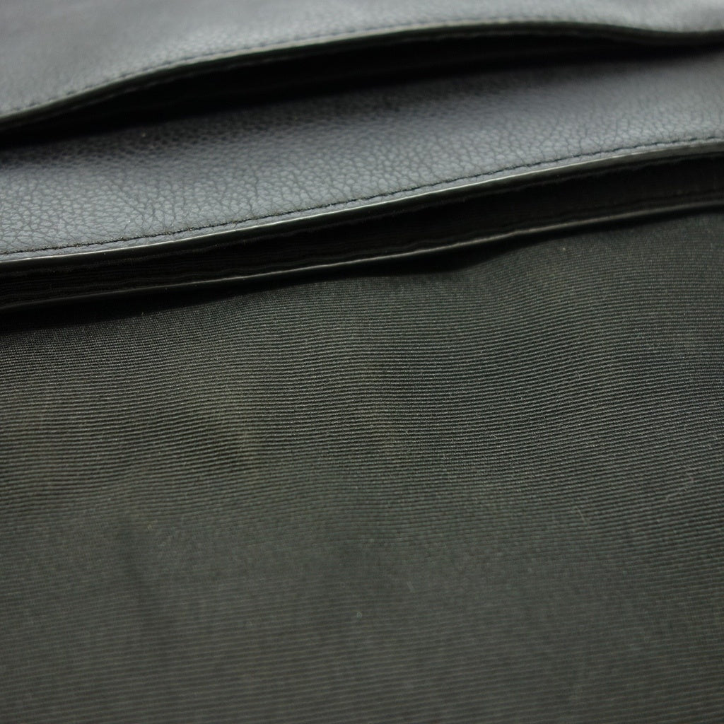 Good Condition ◆ Coach Shoulder Bag Messenger Bag Leather Black COACH [AFE12] 