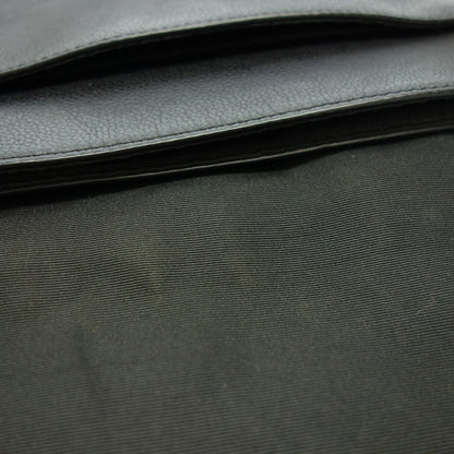 Good Condition ◆ Coach Shoulder Bag Messenger Bag Leather Black COACH [AFE12] 