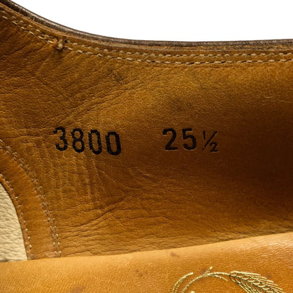 スコッチグレイン ドレスシューズ レザー ウィングチップ 内羽根 ブラウン メンズ サイズ25.5 Scoth Grain 約25.5cm【AFC35】