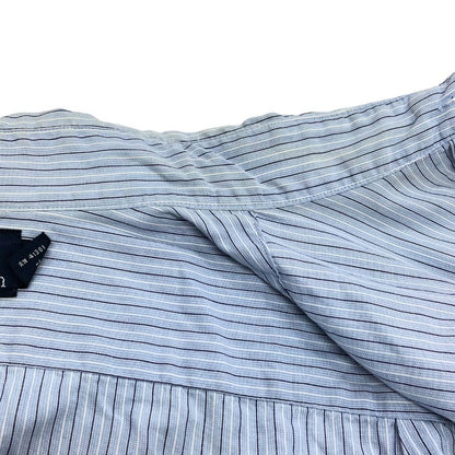 ポロ ラルフローレン シャツ ストライプ ブルー系 ポニータブ メンズ サイズL Polo Ralph Lauren【LA】