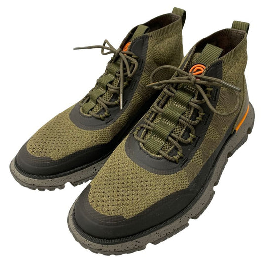 コールハーン ハイカットスニーカー ZEROGRAND カーキ メンズ サイズ7M COLE HAAN 約25.5cm【AFC40】