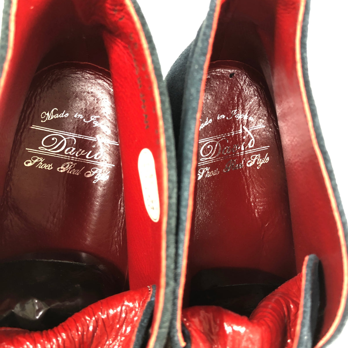 デビッド チャッカブーツ スエード ネイビー メンズ サイズ26.5 DAVID 約26.5cm【AFD4】