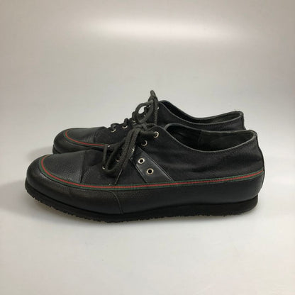 グッチ スニーカー261919 ブラック メンズ サイズ7.5 GUCCI 約26.5cm【AFC34】