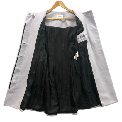 美品◆カルヴェン コート 1052M312  ウール サイズ34 ブルー系 レディース CARVEN 【AFA10】