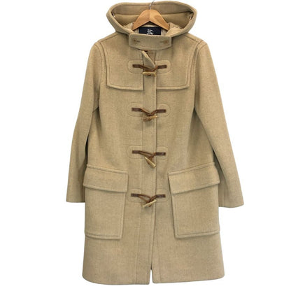 美品◆バーバリー ダッフルコート ウール レディース ベージュ サイズ7 BURBERRY 【AFA4】