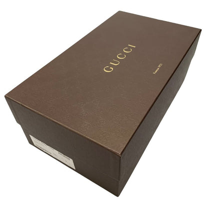 グッチ ビットローファー シルバー金具 レザー サイズ7.5 ブラック メンズ GUCCI 約26.0cm【AFD9】