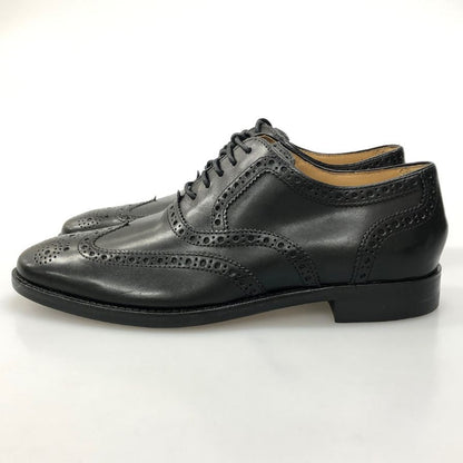 コールハーン レザーシューズ ウィングチップ 本革 ブラック メンズ サイズ7 COLE HAAN 約25.5cm【AFD13】