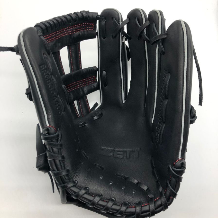 ゼット グローブ 野球 右投げ 軟式 オールラウンド BRGB35440 ブラック ZETT【AFI22】【中古】