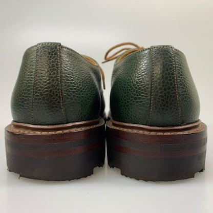 クロケット＆ジョーンズ トゥモローランド別注 レザーシューズ スターリング プレーントゥ シボレザー グリーン サイズ6.5E メンズ CROCKETT&JONES STIRLING ビジネスシューズ 約25.0cm【LA】【中古】