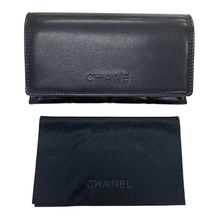シャネル サングラス バタフライシェイプ グレーレンズ ブラック×シルバー 4274-Q 59□16 C101/T8 135 3P CHANEL【AFI13】