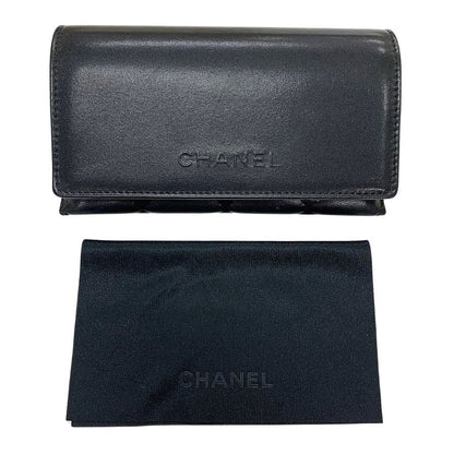 シャネル サングラス バタフライシェイプ グレーレンズ ブラック×シルバー 4274-Q 59□16 C101/T8 135 3P CHANEL【AFI13】