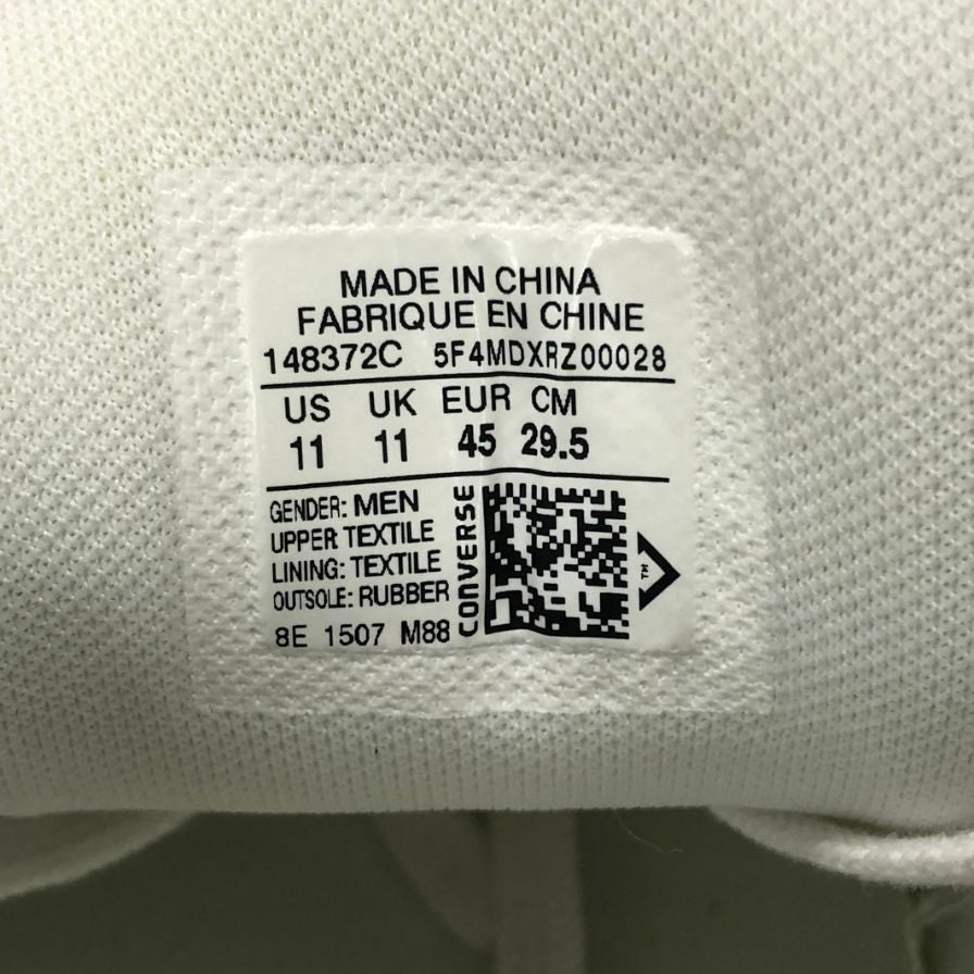 コンバース フラグメント スニーカー コンズ 148372C ホワイト メンズ 29.5cm CONVERSE FRAGMENT 約29.5cm【AFD13】