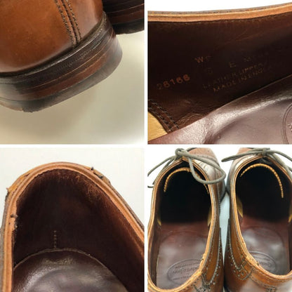 クロケット&ジョーンズ ウェルベック2 セミブローグ カーフ ブラウン サイズ6 CROCKETT&JONES ビジネスシューズ 約24.5cm【LA】【中古】